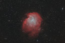 "Affenkopf-Nebel" (NGC 2174) im Sternbild Orion, ASI6200MMpro an TEC 140mm APO auf WS240GT, 18x600sec Ha + 12x600sec OIII, Bicolor-Image