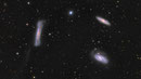 Detail-Crop des "Leo Triplett" (M65, M66, NGC3628) im Sternbild Löwe, ASI6200MM an TEC140mm auf GM3000HPS, 88 x 600sec Luminanz, 85 x 300sec RGB mit Canon Ra an FSQ85