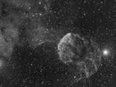 "Quallennebel" (IC443) im Sternbild Zwillinge im H-Alpha-Licht, TS 80/480 APO auf WS240GT, Atik 383L+, Baader 7nm Ha, 11x1200sec