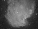 NGC 2175 im Sternbild Orion, ASI6200MMpro an TEC 140mm APO auf WS240GT, 18x600sec Ha