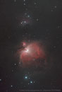 "Großer Orionnebel" (M42) und der "Running Man" (NGC1977) im Sternbild Orion am 26.01.2010, InED70 auf Celestron CGEM, Canon EOS 450Da,F=420mm, f/6.3, 20x3min (H-alpha)+20x2min (H-alpha)+30x60sec (IDAS-LP2)+30x30sec (IDAS-LP2) bei ISO 800, L-RGB