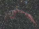 NGC 6992 ("Großer Cirrusbogen") im Sternbild Schwan am 04.08.2013, ALCCD 6c pro, TS 80/480-APO auf WS240GT, 7x1200sec