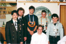 Jahr 1995: Schützenkönig: Kindermann Oliver, Wurstkönig: Greckl Florian, Brezenkönig: Huber Stefan