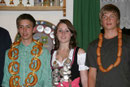 Jahr 2009: Schützenkönigin: Weidel Marion, Wurstkönig: Settles Lukas, Brezenkönig: Schacherl Lukas