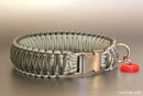 KingLuy Paracord Halsband Silver Surfer