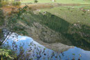 Spiegelung im Golzernsee, Schweiz, Foto: E. Klein