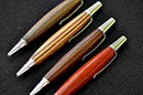 Drehkugelschreiber "Stylish Twist", Black Chacate, Zebrano, Wenge, Padouk - ab CHF 40.00