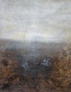 Die Flucht des Hirschen, 2002, mixed media on canvas, 146x114 cm