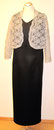 Ballkleid mit Spitzenbolero