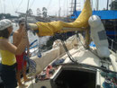 On se prépare à mettre les voiles... (au sens propre!!)