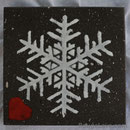 Dessous de plat flocon de neige