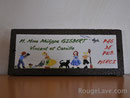 Plaque de maison illustrant la famille (chacun sa passion)ou toute autre illustration...