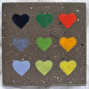 Dessous de plat coeurs