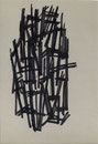 Sans titre - Dessin préparatoire au feutre - 10 x 13,5 cm 