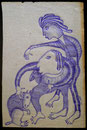 Sans titre - Dessin au stylo bille - 2011 - 18 x 28 cm