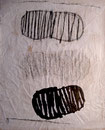 Jean Noël Bachès - Sans titre - Technique mixte sur papier - 2008 - 40 x 50 cm 