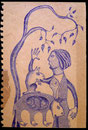 Sans titre - Dessin au stylo bille - 2011 - 21 x 29 cm 