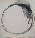 Takesada Matsutani - Cercle - Graphite sur papier - 26 X 28 cm 