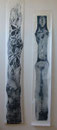 "Schattenbaum" 50x280cm, "der aus dem Baume kam"50x250cm 