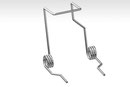 Formed spring type B/A / Formfeder Typ B/A