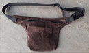 Bauchtasche Wildleder aus einer alten Jacke