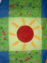 Kuschelfleece als Sonne