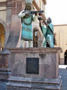 Convento de la Santa Cruz - Statue vor dem Kloster
