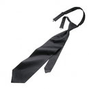 Krawatte mit Knoten, verstellbare Weite, schwarz, Modell 913