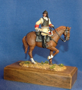 Österr. Kürassier 1710. Zinnfigur, Maßstab 1: 32, Höhe 8,5 cm, 2012