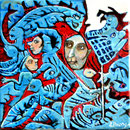 CETI Huile sur toile 20 x 20 cm