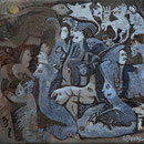 ALDAFERA Huile sur toile 20x20 cm