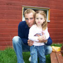 Mit meiner Nichte im Jahr 2006
