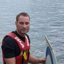 Erste Versuche auf dem Wakeboard - Sommerpausentreff der JU Dresden - 18.07.2009