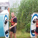 Wakeboarding with the youth oranisation of my party 2009