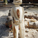 Skulptur aus Rosskastanie HK. 15.03.2017