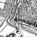 Detail aus dem Corputius-Plan zeigt den Abschnitt zwischen Stapeltor und Koblenzer Turm.