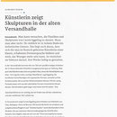 Künstlerin zeigt Skulpturen in der alte Versandhalle - RP Online - 15.5.2014