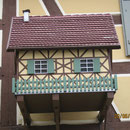 Hängendes Haus.