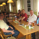 Da sitzen sie, - die Franken-Wikinger und Freunde!
