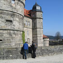 In der Festung Rosenberg. Dabei waren Rubin, Rudi, Kurt und ich.