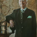 Retrato de caballero con bitácora