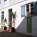 Eingang und Fensterbanner / Engelgasse 4