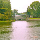 Die Walzenwehr heute an der Maxbrücke