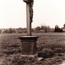 Wegekreuz zwischen Oberndorf und Bergrheinfeld - hier stand das alte Reinfeld, davon ist nichts mehr zu sehen