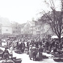 Markt mit Blick Richtung Schrotturm