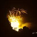 Letztes Feuerwerk auf dem Bleichrasen