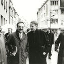 mit Hans-Ulrich Klose, regierender Bürgermeister Hamburg