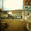 Blick von Apostelgasse zur Manggasse nach Abriss des Roten Ochsen 1999
