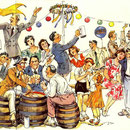 Einladung zum SKF Wiesenfest 1957. Rückseite. © SKF Group
