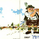 106a Einladung zum SKF Wiesenfest 1963. Vorder- u. Rückseite. © SKF Group
